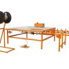Prensa mini truseal con mesa aplicadora y cargador basculante para DVH