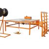 Prensa mini truseal con mesa aplicadora y cargador basculante para DVH